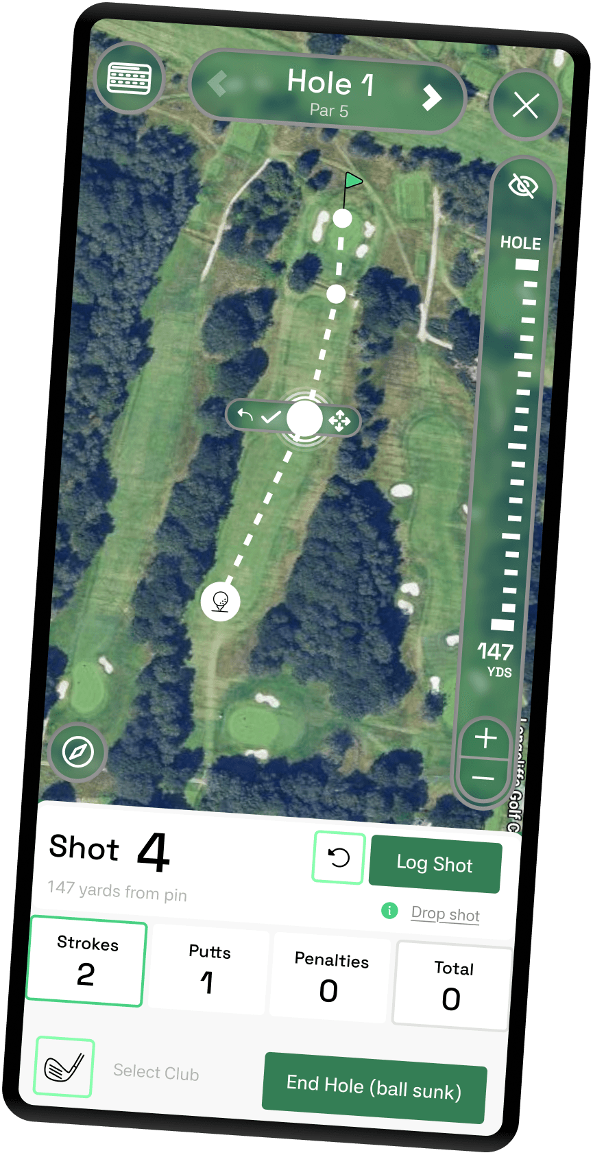 Easy shot GPS tracking, straight from your phone